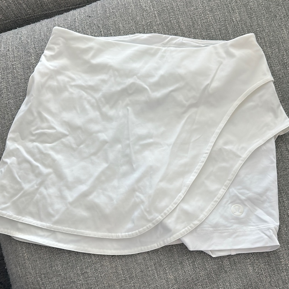 Lululemon White Athletic Skort NWOT